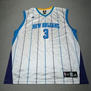 New‎ Orleans Hornets Chris Paul Basketball Jersey Men 2XL XXL White CP3 Adidas